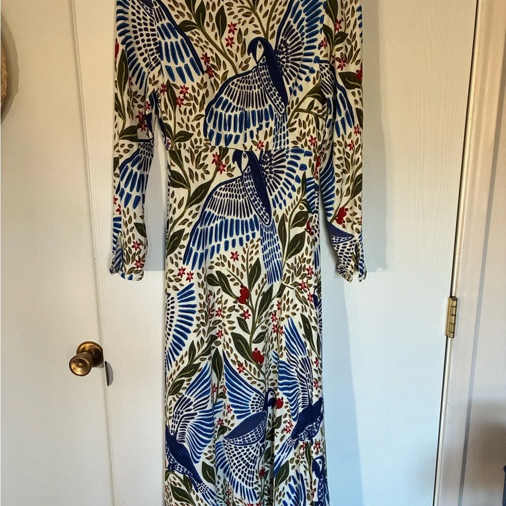 Farm Rio Vibrant Multicolor Patterned Dress, XS. NWOT - Picture 5 of 9